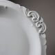 Large serving dish in fine white Limoges porcelain, vintage/antique
