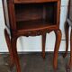 Pair of Louis XV oak bedside tables with one drawer
