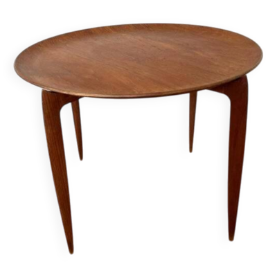 Table Plateau en Teck par Willumsen & Engholm pour Fritz Hansen, Danemark