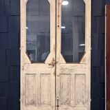 Art Deco double-leaf glass door