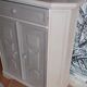 Small buffet patine grey and beige
