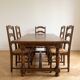 Farmhouse table and 6 solid wood chairs