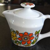 Vintage seventies colorful teapot