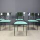 Vintage dining chairs by Belgo chrom, set of 6 - 1970s