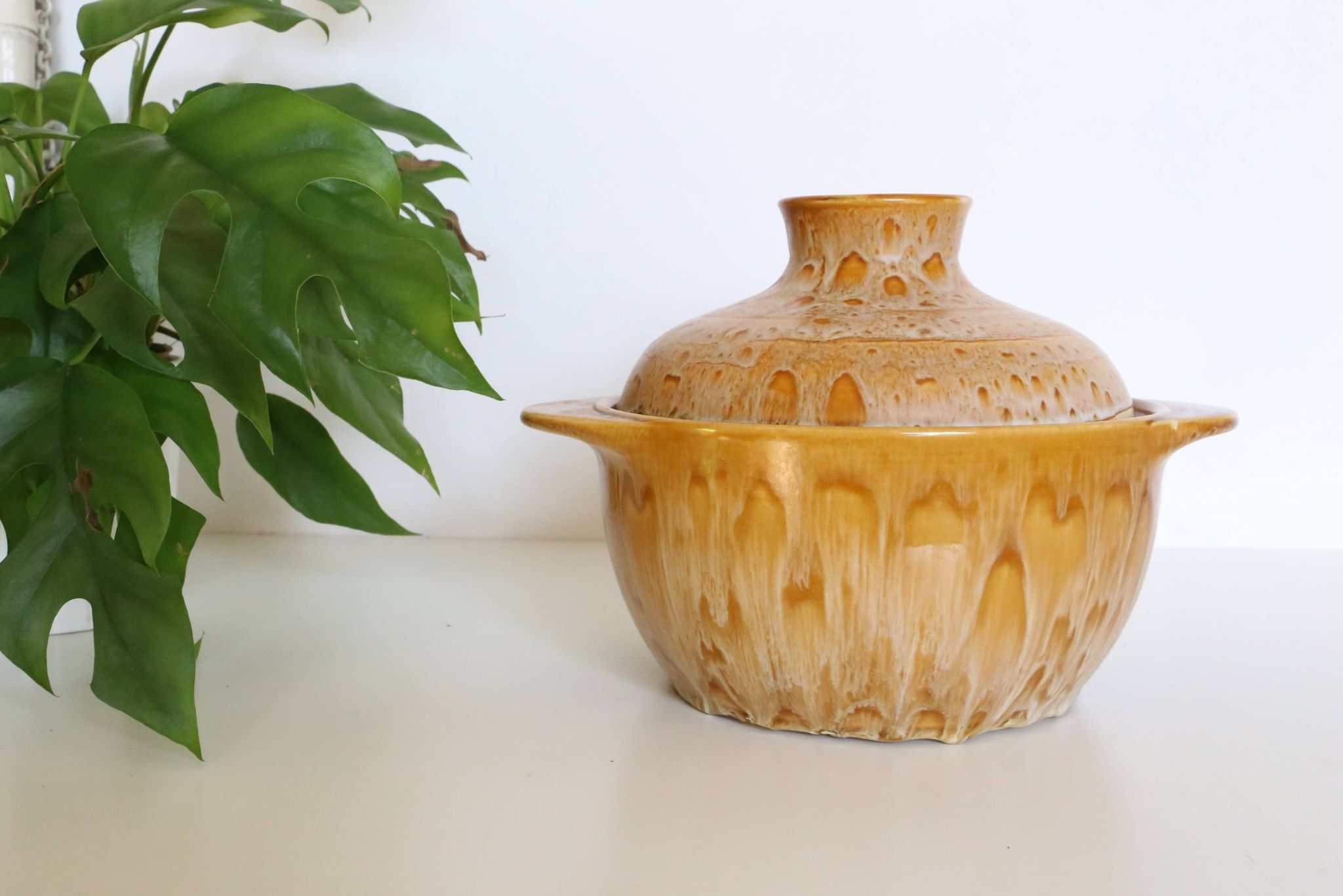 Salad bowl, or soup bowl, ceramic, Niderviller Motif Fauve