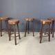 Vintage tree trunk bar stools, 1970s