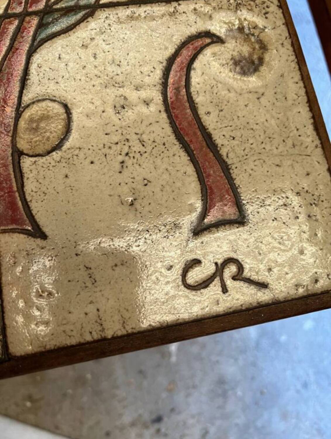 Ceramic coffee table