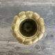 Antique chiselled bronze candlestick