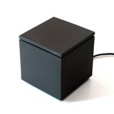 Black lamp Cuboluce Cini & Nils, Made in Italy, 80s