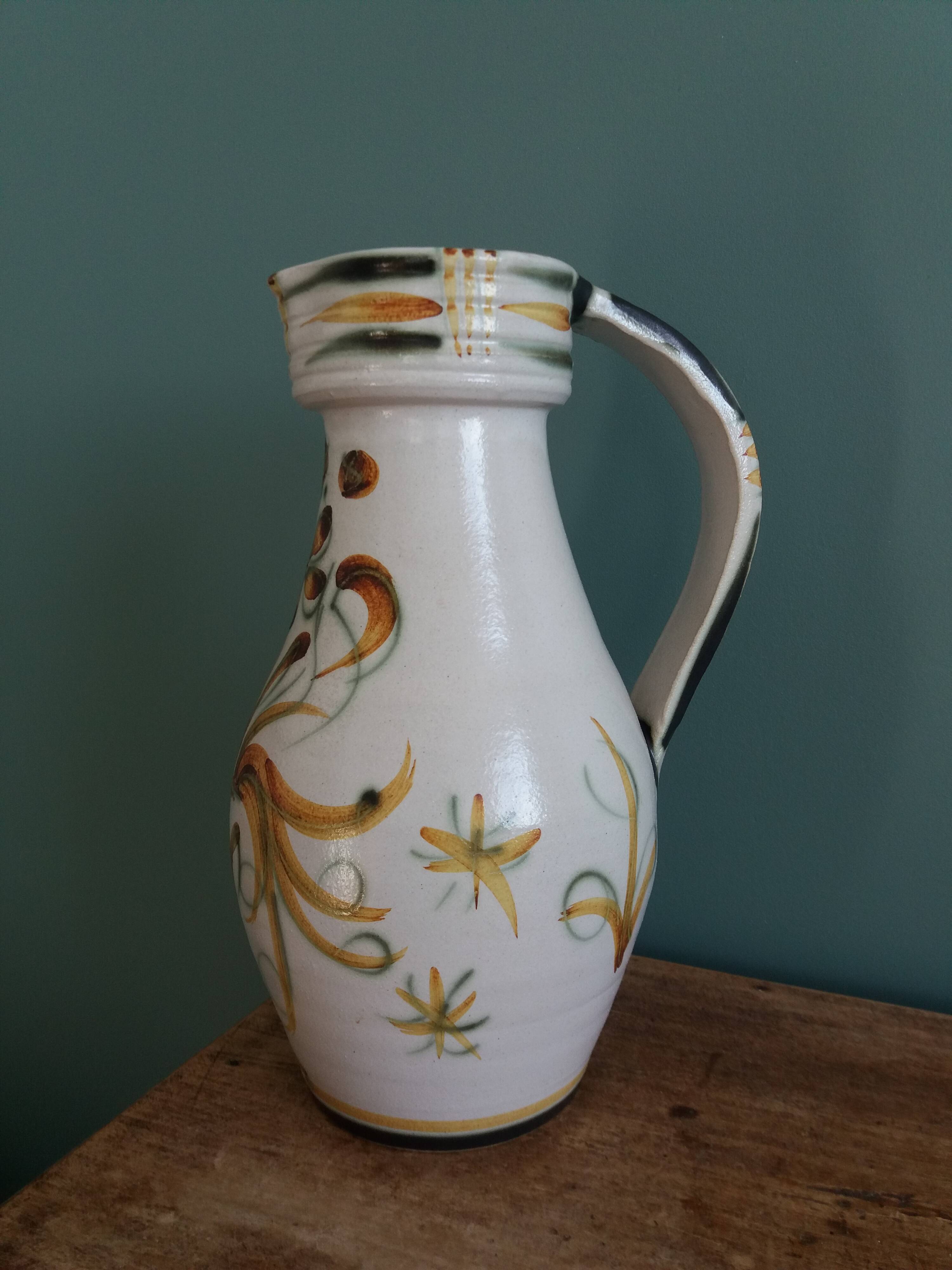 Pichet Keraluc Quimper G6 signé