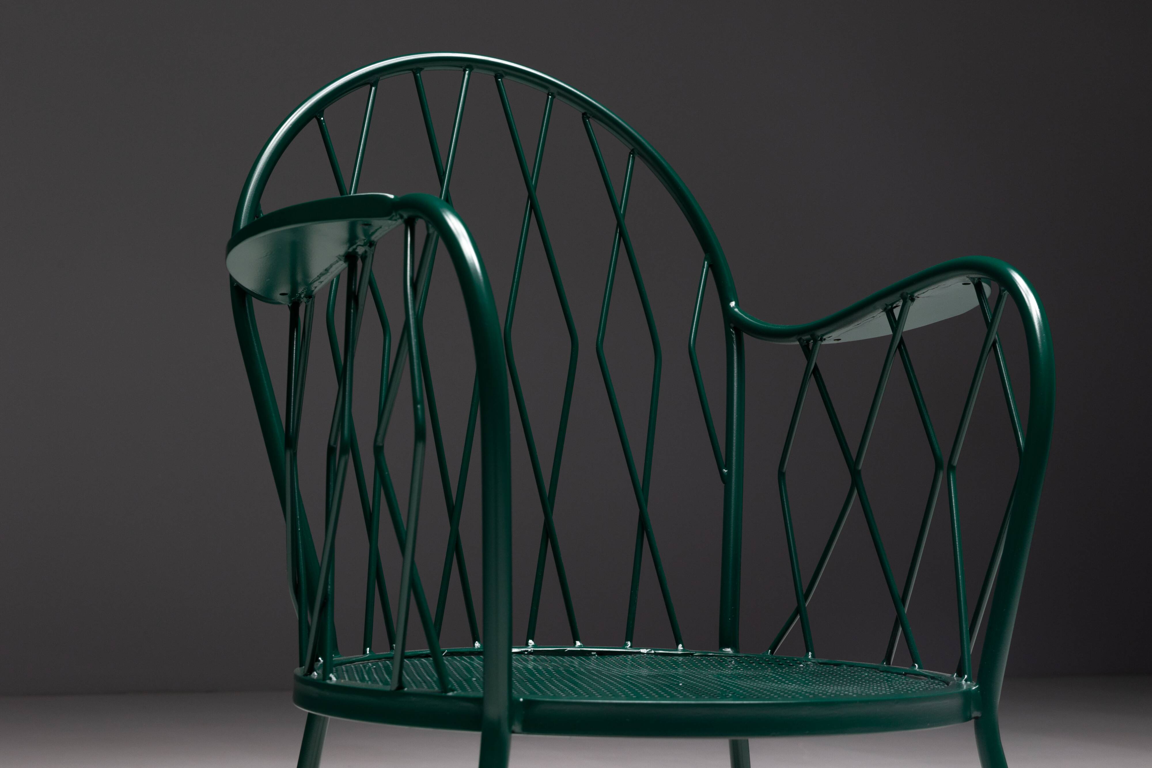 Sculptural Garden Armchairs, France, 1950s