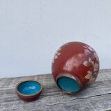 Chinese cloisonne ginger jar