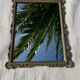 Antique bronze mirror