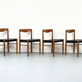 Danish Teak Dining Chairs by H. W. Klein for Bramin, 1960s, Set of 4