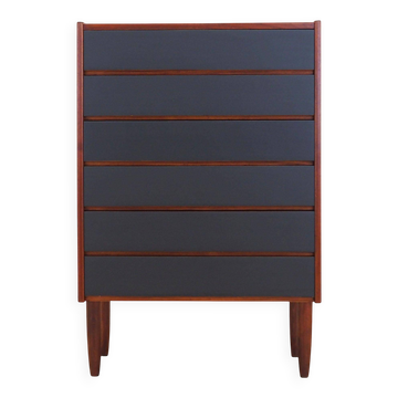 Teak chest of drawers, Danish design, 1970s, production: Denmark
