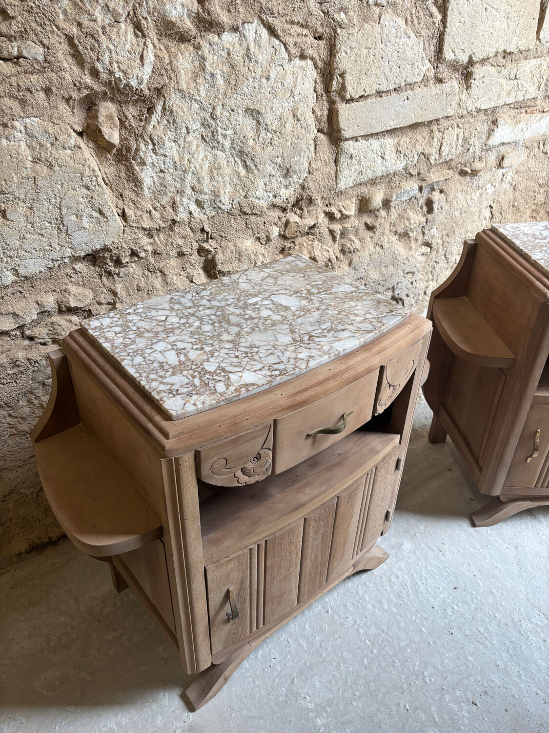 Pair of Art Deco bedside tables