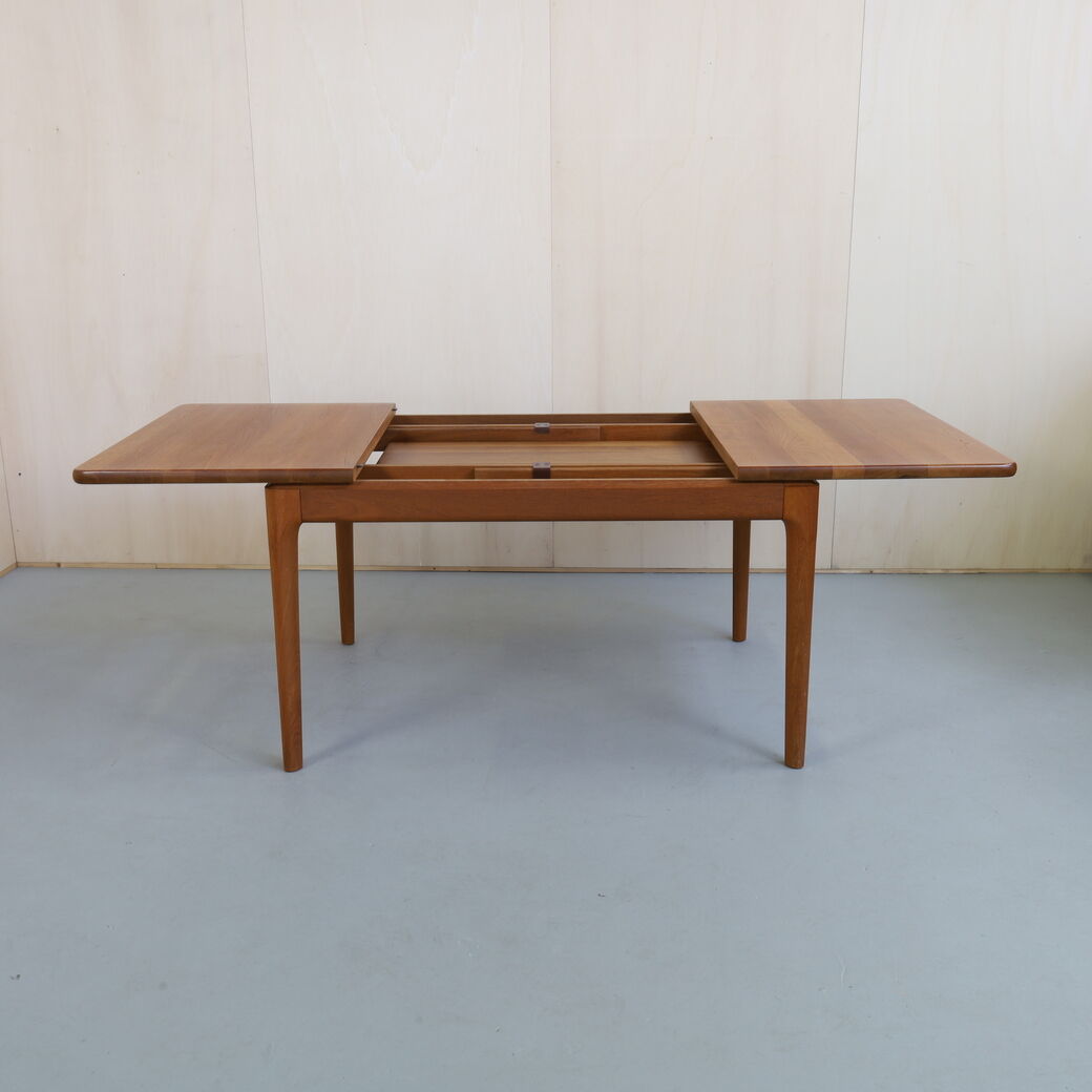 Danish Extendable Dining Table by Niels Bach for Glostrup, 1960s