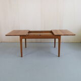 Danish Extendable Dining Table by Niels Bach for Glostrup, 1960s