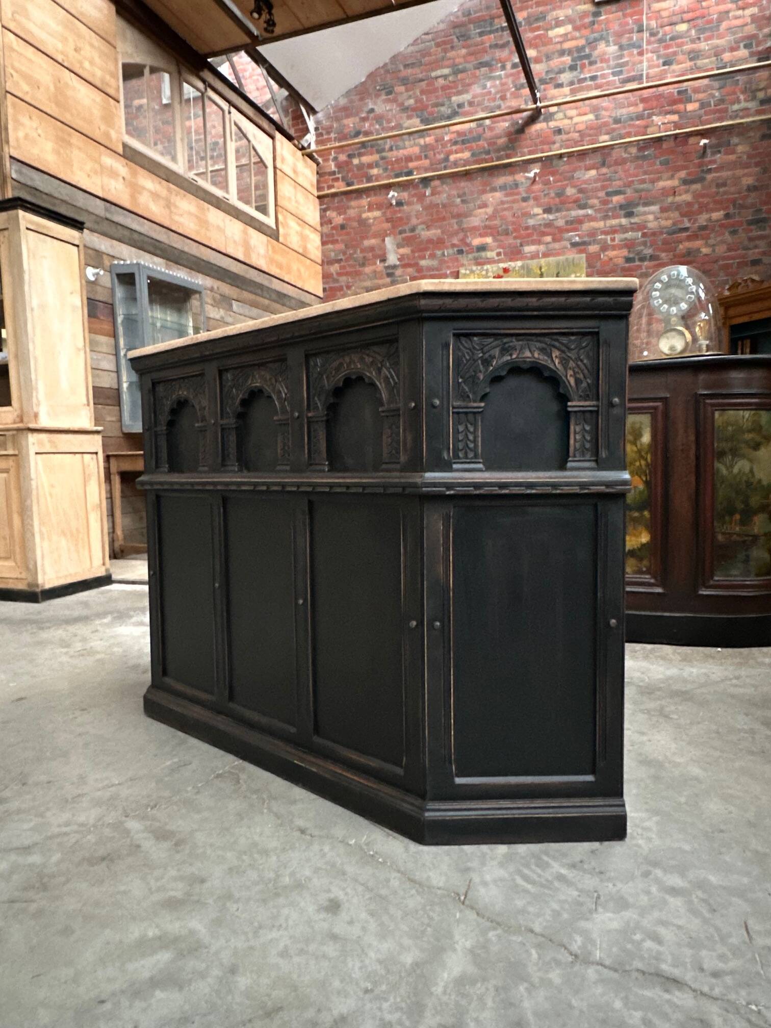 Oak bar counter Early 20th century
