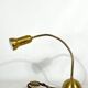 Vintage Italian adjustable brass table lamp from 60s