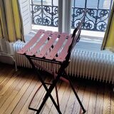 Fermob - 2 folding bar chairs - red ochre