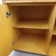 Vintage wooden rattan wicker buffet enfilade