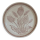 Beige stoneware plates