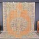 Vintage Handknotted Oushak Wool Rug sku2321