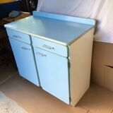 60s buffet in blue formica