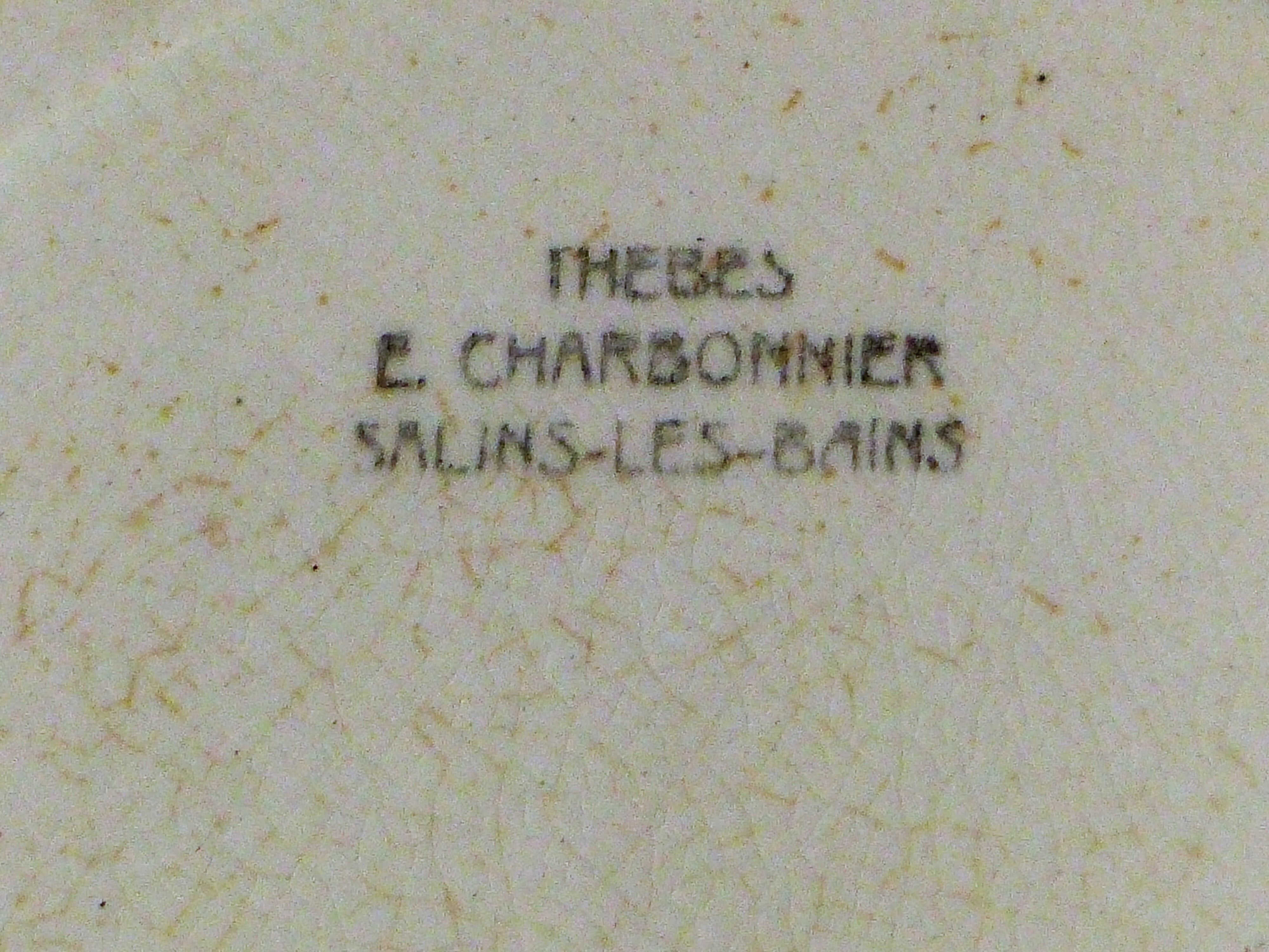 10 Salins-Les-Bains dessert plates