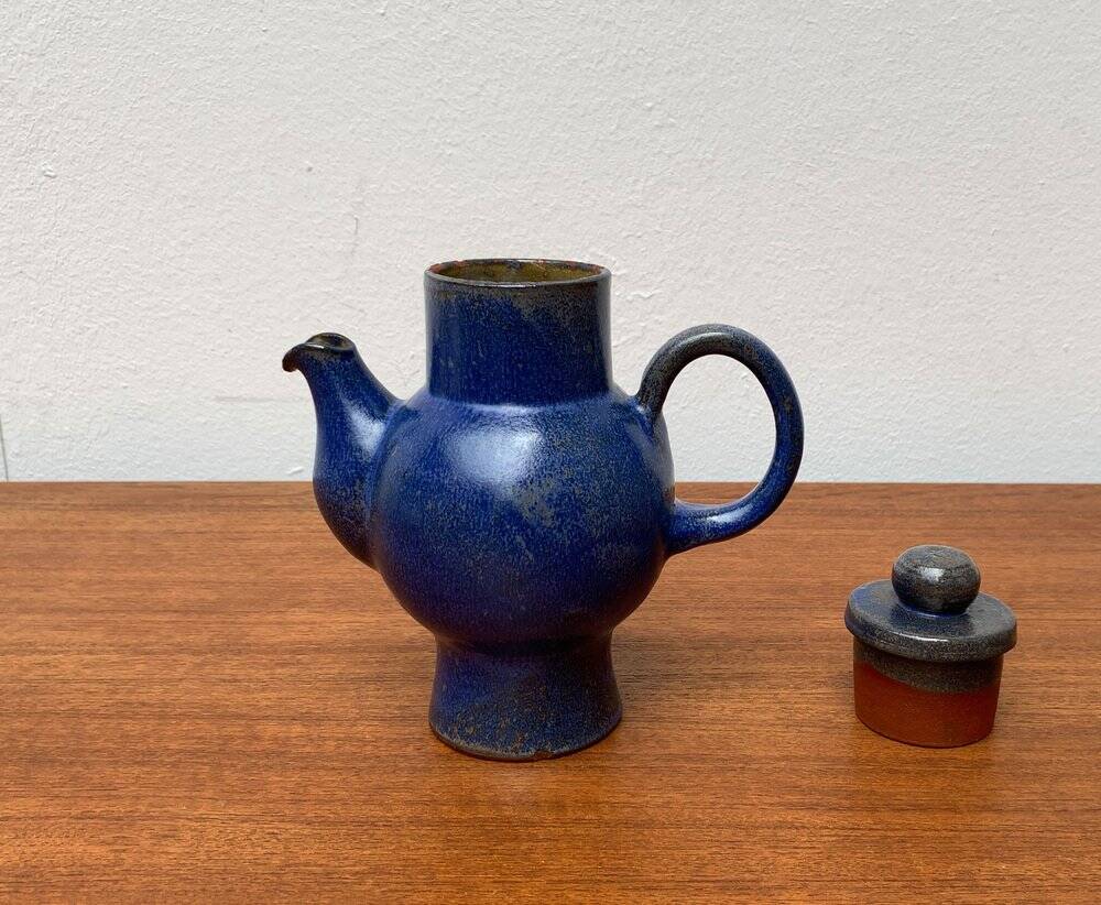 Ceramic teapot from mid-century Germany by Meike Falck Nicolaisen, 1960s.