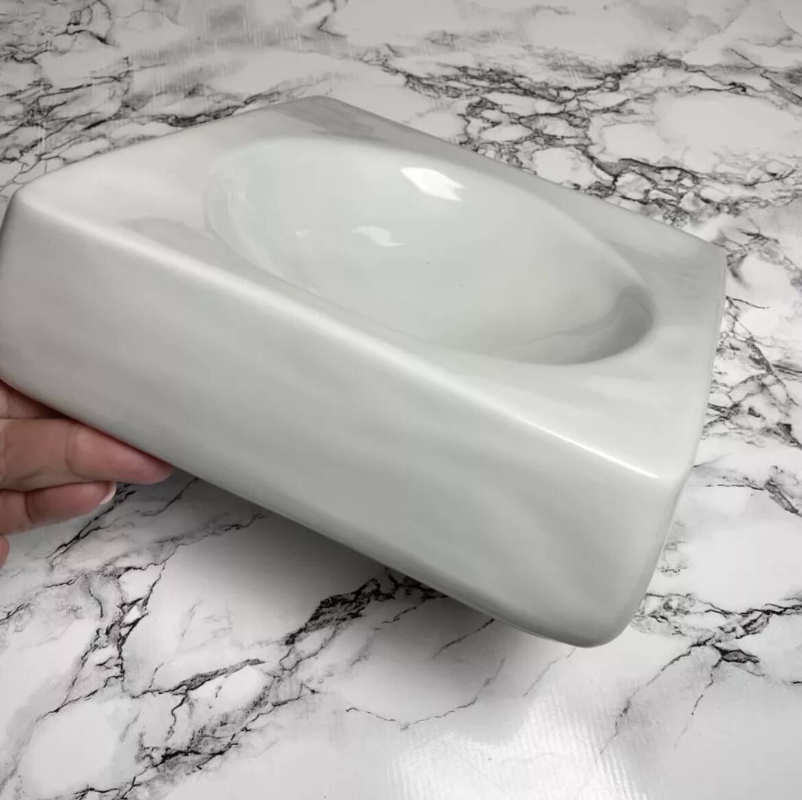 Yves Mohy porcelain catchall for Virebent 1970