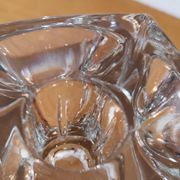 Bohemian crystal candle holder Rudolf Jurnikl for Rudolfova 60'S