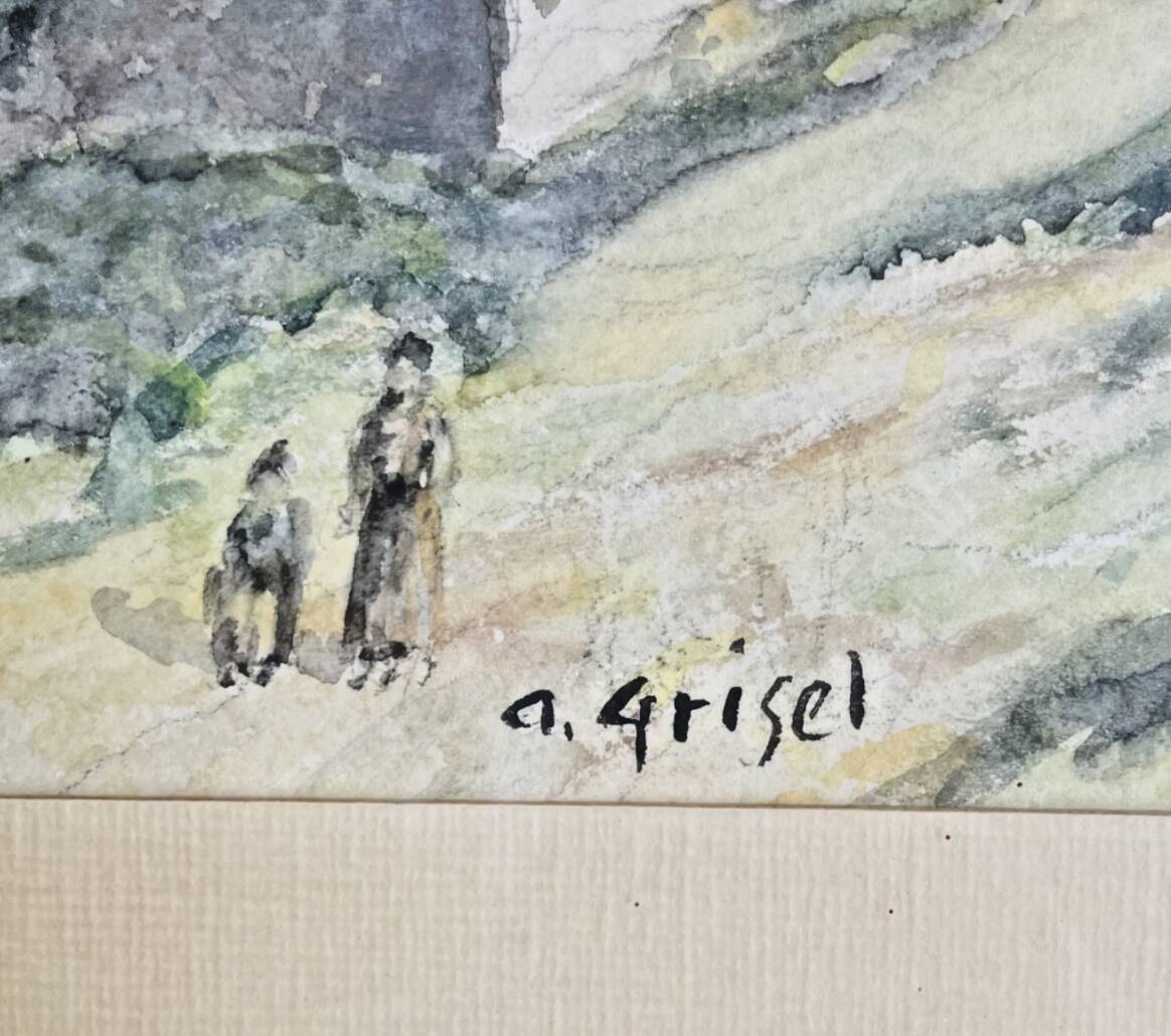 Watercolor – signed A. GRISEL