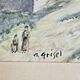 Watercolor – signed A. GRISEL