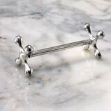 Set of 6 silver metal knife rests in the Letang Remy style
