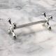 Set of 6 silver metal knife rests in the Letang Remy style