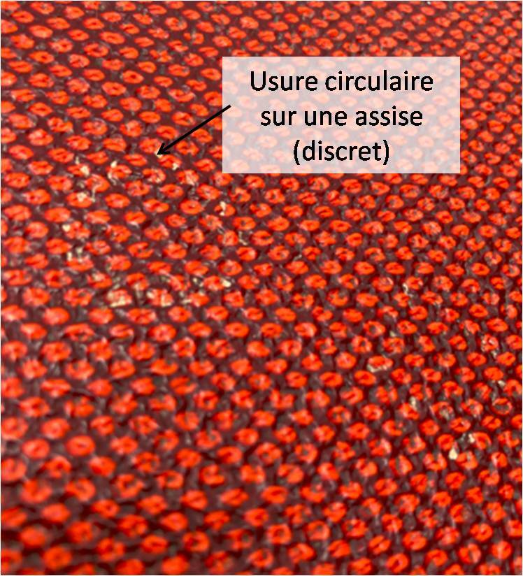 Pair of red bistro chairs