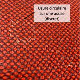 Pair of red bistro chairs