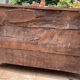 Blond walnut chest of drawers with three drawers. XVIIIth century