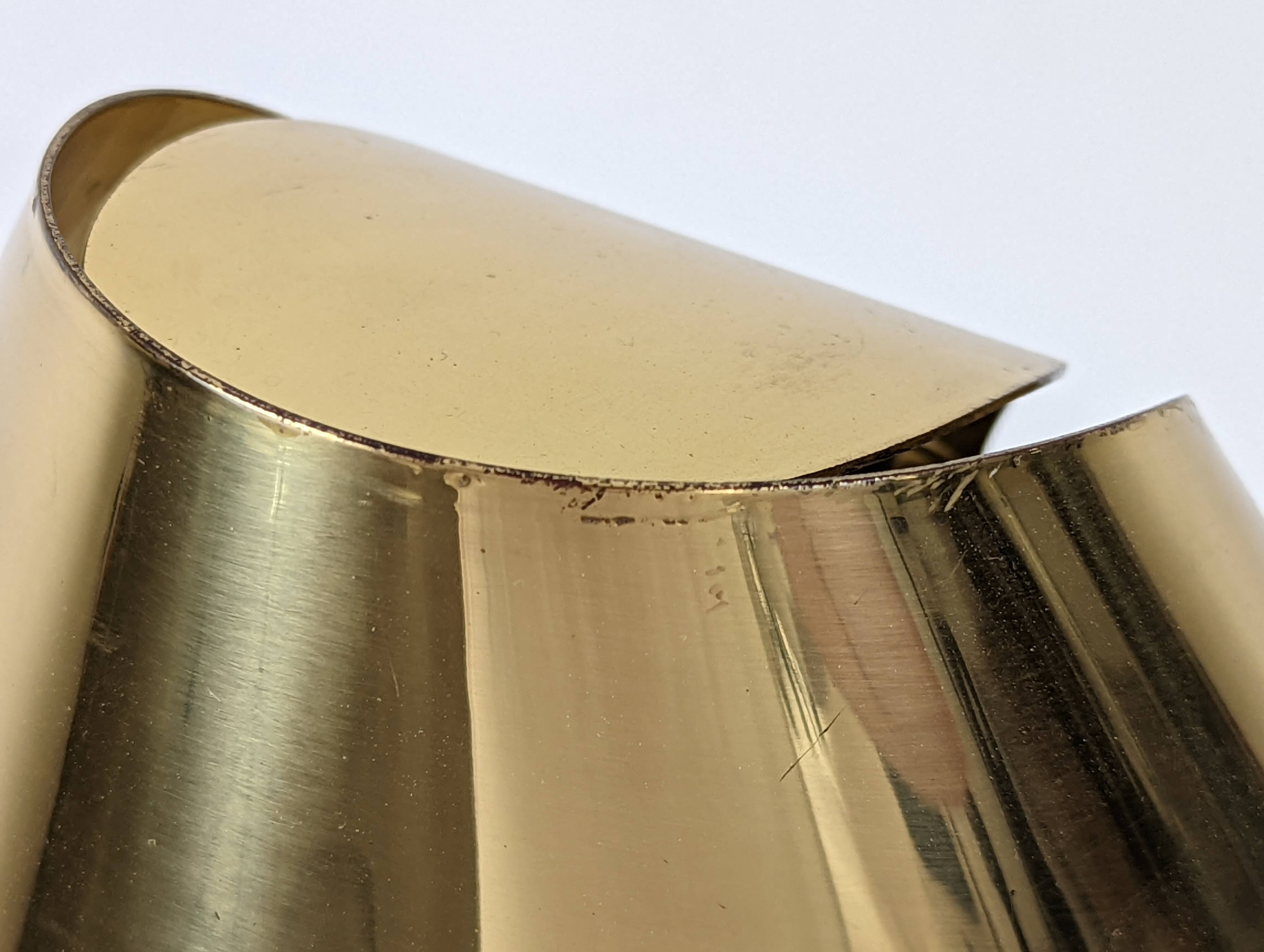 Limited Edition Sculptural Brass Lamp by Serge Mansau, 1970s