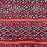 Moroccan Kilim Zemmour rug red - 150 x 285 cm