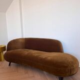 Sleeper sofa, Rosebury AMPM chaise longue (bronze)