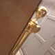 VINTAGE 70'S BRASS MIRROR