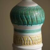 Decorative floor lamp in modern Danish ceramic, made in the 1970s.