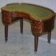 Bureau Kidney de Campagne Militaire Regency de Gillow's of Lancaster avec Galerie en Laiton