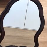 antique 19th century English rosewood mirror with mounting system
