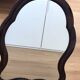 miroir anglais ancien du XIXème en palissandre avec système de pose