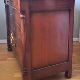 Bureau commode en acajou
