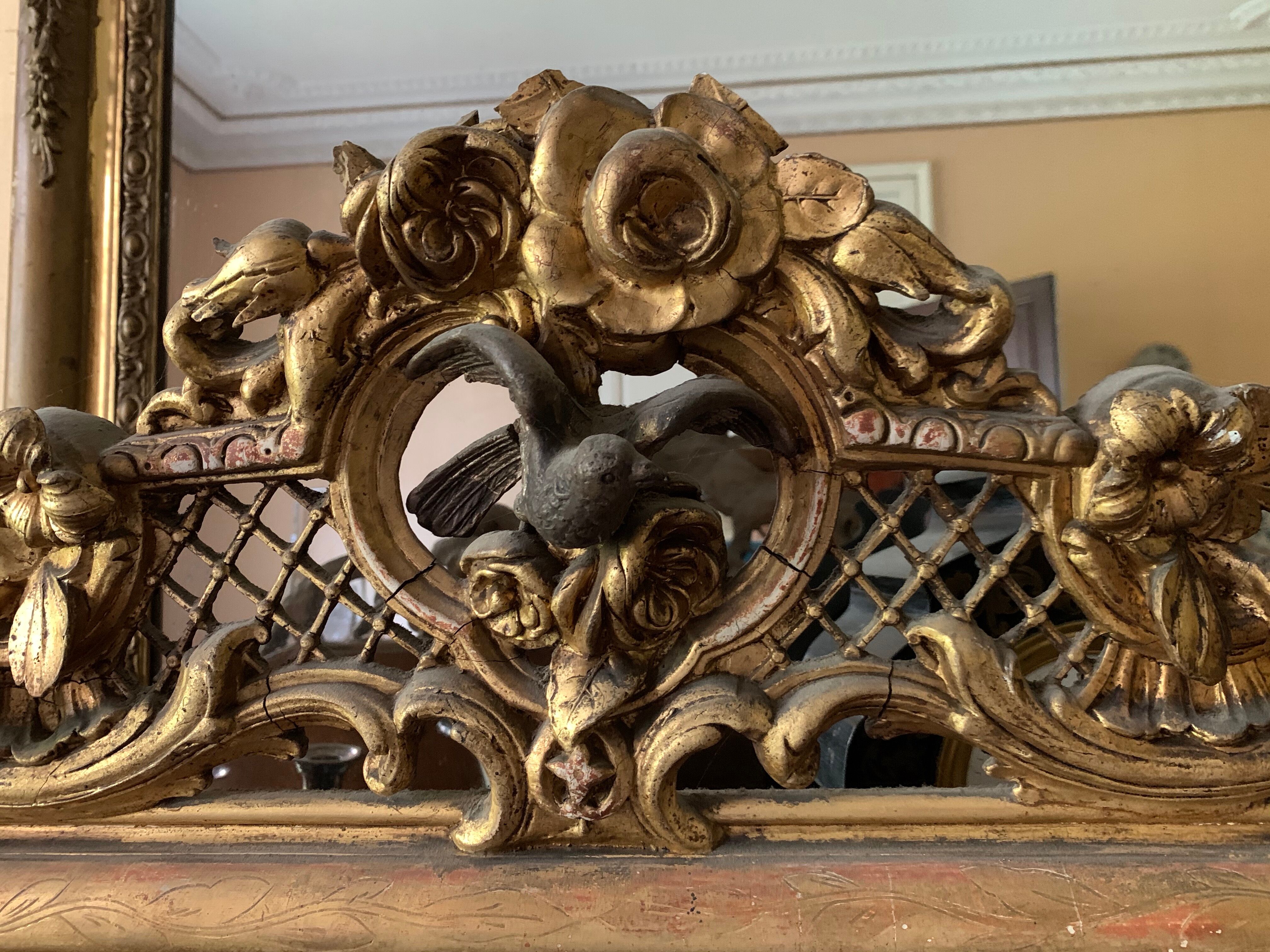 Napoleon III mirror - 176x92cm